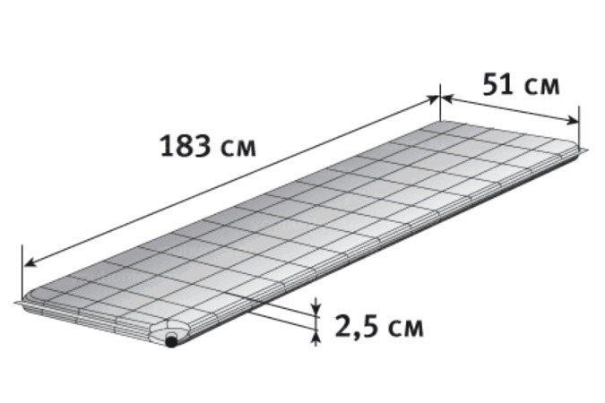 Коврик самонадувающийся TENGU Mk 3.05M