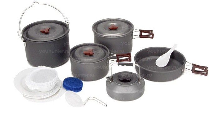 Набор портативной посуды FIRE-MAPLE FMC-212 на 6-7 чел.