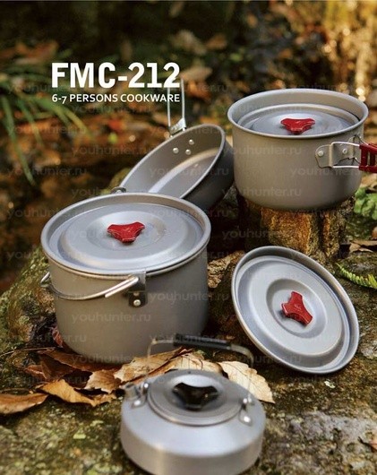 Набор портативной посуды FIRE-MAPLE FMC-212 на 6-7 чел.