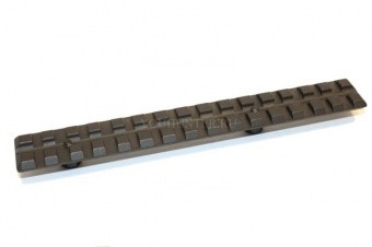 Планка Picatinny для быстросъемный кронштейнов МАК на едином основании и MAK FLEX 2460-50120  (длина 120мм)