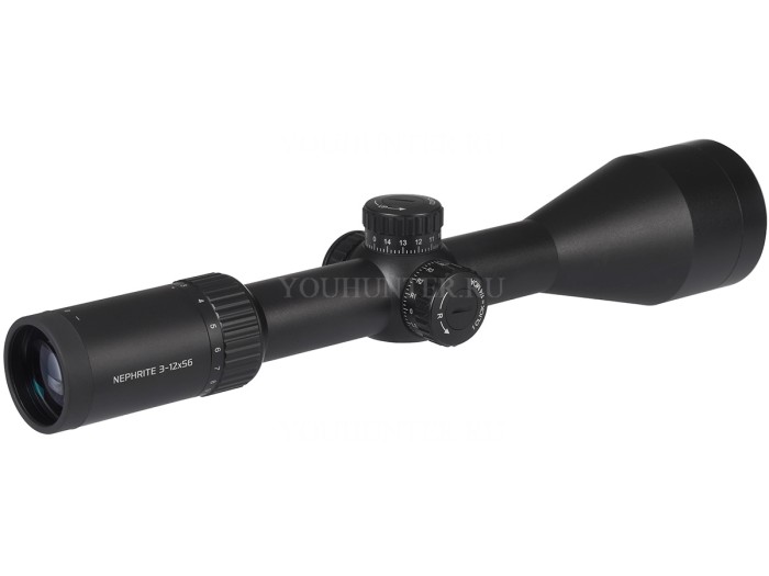 Оптический прицел Gaut Nephrite 3-12x56 сетка 61 (Half MD) подсветка