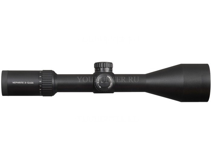Оптический прицел Gaut Nephrite 3-12x56 сетка 61 (Half MD) подсветка