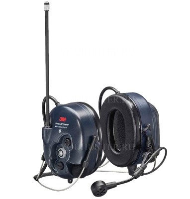 Наушники активные 3МPELTOR WS LiteCom Pro III с приёмопередатчиком 403-470 МГц, SNR 28db, затылочное оголовье