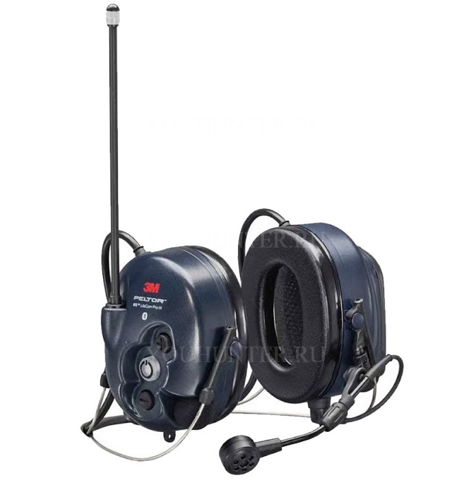 Наушники активные 3МPELTOR WS LiteCom Pro III с приёмопередатчиком 403-470 МГц, SNR 28db, затылочное оголовье