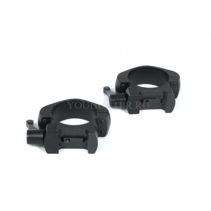 Кольца Arkon 30мм быстросъемные на weaver стальные низкие