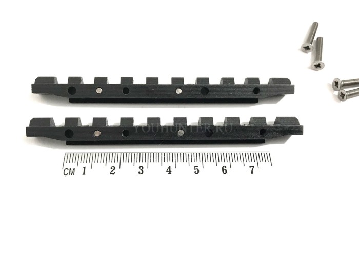 Планка Вивер на Ласточкин хвост 11мм ЭТМИ-033