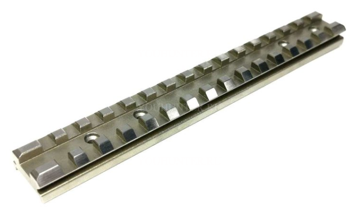Планка Picatinny стальная КС-ЦВ TIKKA T3  164 мм уклон 0 моа