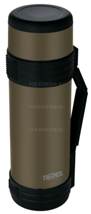 Термос для напитков THERMOS NCD-1000 AG 1.0L нержавеющая сталь складная ручка хаки