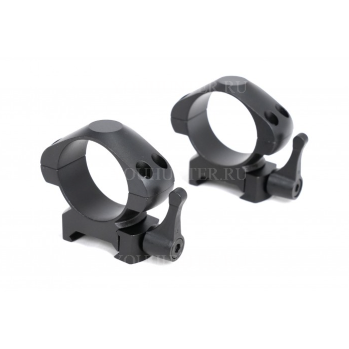 Кольца Arkon 30мм быстросъемные на weaver стальные средние