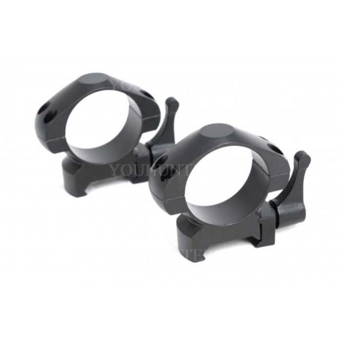 Кольца Arkon 30мм быстросъемные на weaver стальные средние