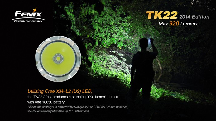 Фонарь Fenix TK22 2014 Edition