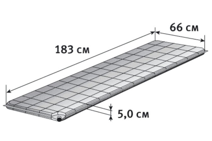 Коврик самонадувающийся TENGU Mk 3.23M