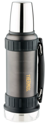 Термос для напитков THERMOS WORK 2520 GM 1.2L нержавеющая сталь чёрный графит