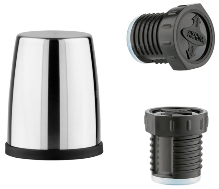 Термос для напитков THERMOS WORK 2520 GM 1.2L нержавеющая сталь чёрный графит