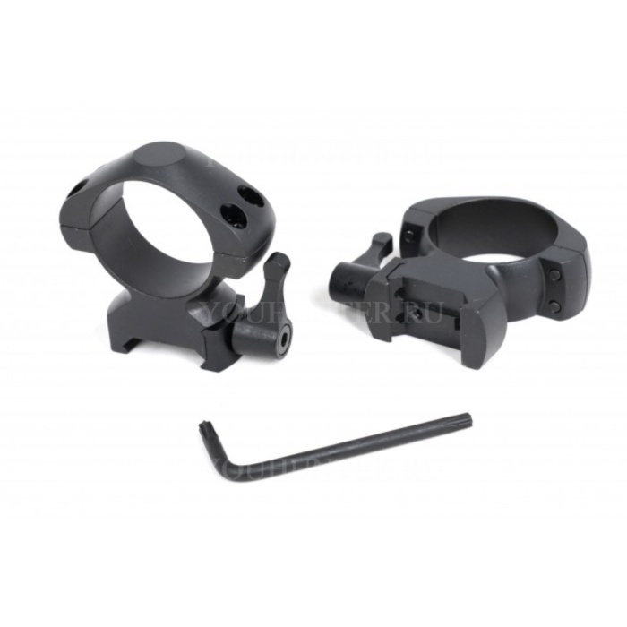 Кольца Arkon 30мм быстросъемные на weaver стальные высокие
