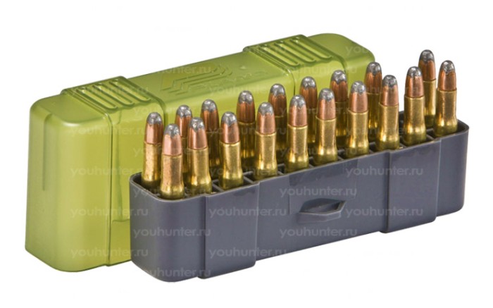 Коробка Plano 20 патронов кал. 22-250, 250 Savage, 30-30 Win, 32 Win