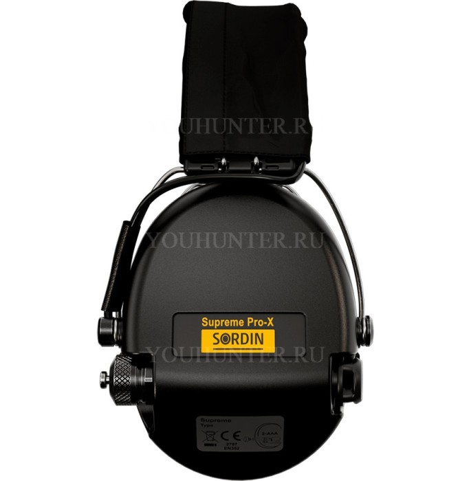 Наушники активные MSA Sordin Supreme Pro-X Black чёрные