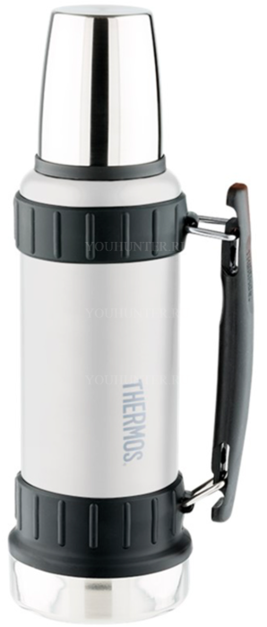 Термос для напитков THERMOS WORK 2520 WH 1.2L нержавеющая сталь складная ручка белый