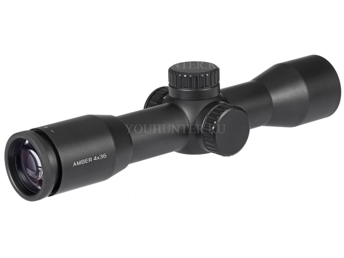 Оптический прицел Gaut Amber 4x36 сетка 27 (Mil-Dot) подсветка красная