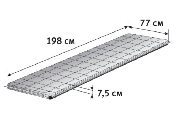 Коврик самонадувающийся TENGU Mk 3.52M