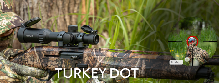 Оптический прицел Hawke Vantage IR 1-4x20 с подсветкой (сетка Turkey Dot)