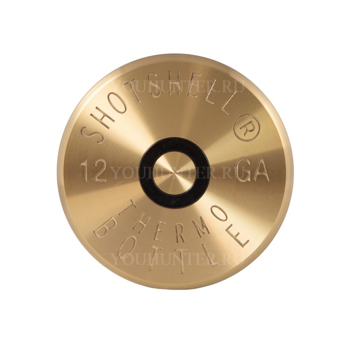 Термос STANSPORT 12 GAUGE SHOTSHELL THERMO BOTTLE (Лучший подарок охотнику / стрелку) 740 мл чёрный