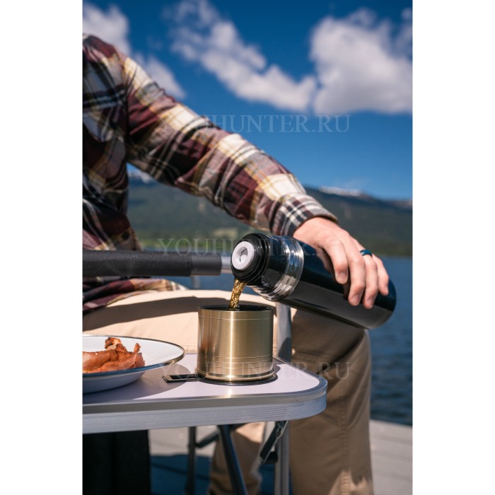 Термос STANSPORT 12 GAUGE SHOTSHELL THERMO BOTTLE (Лучший подарок охотнику / стрелку) 740 мл чёрный