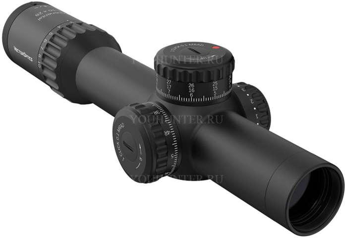 Прицел Vector Optics Continental 34mm ED 1-10x28 FFP, VET-CTR (MIL) (SCFF-47)