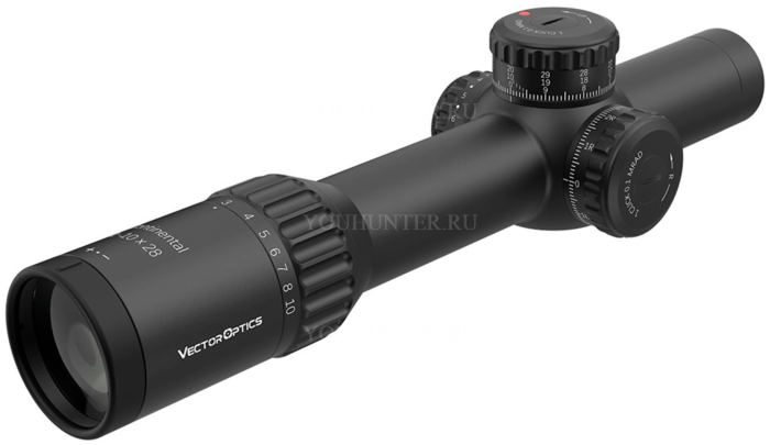 Прицел Vector Optics Continental 34mm ED 1-10x28 FFP, VET-CTR (MIL) (SCFF-47)