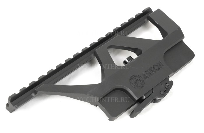 Быстросъемный боковой кронштейн Arkon на СВД/Тигр с планкой weaver + основанием для прицелов Арма 