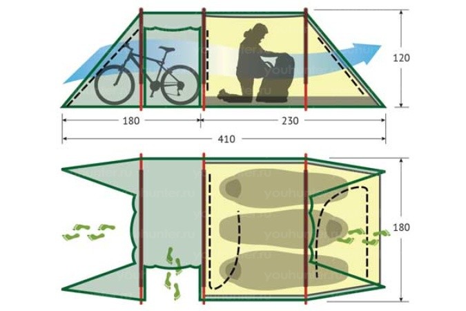 Палатка ALEXIKA TUNNEL 3