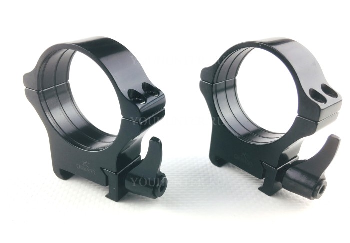 Кольца Rusan быстросъемные Weaver на 34мм H12 рычажные 050-34-12-R
