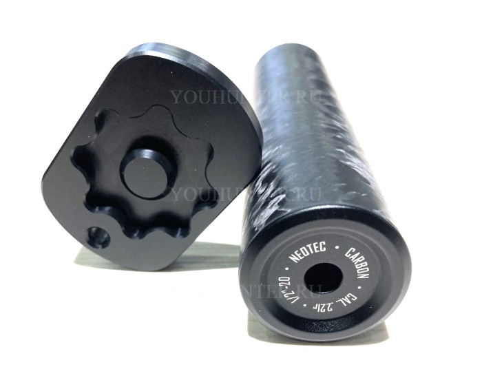 NEOTEC CARBON дульный тормоз компенсатор пламегаситель (на 22LR)