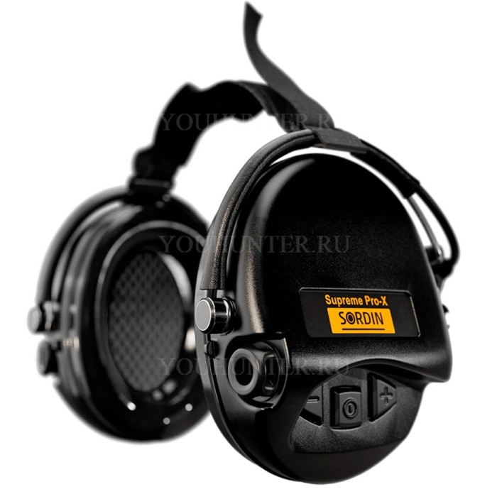 Наушники активные MSA Sordin Supreme Pro-X Neckband Black для шлема / под головной убор