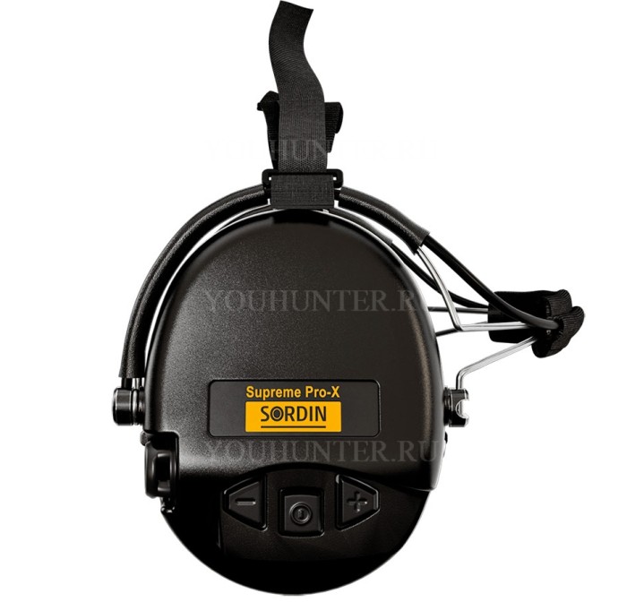 Наушники активные MSA Sordin Supreme Pro-X Neckband Black для шлема / под головной убор