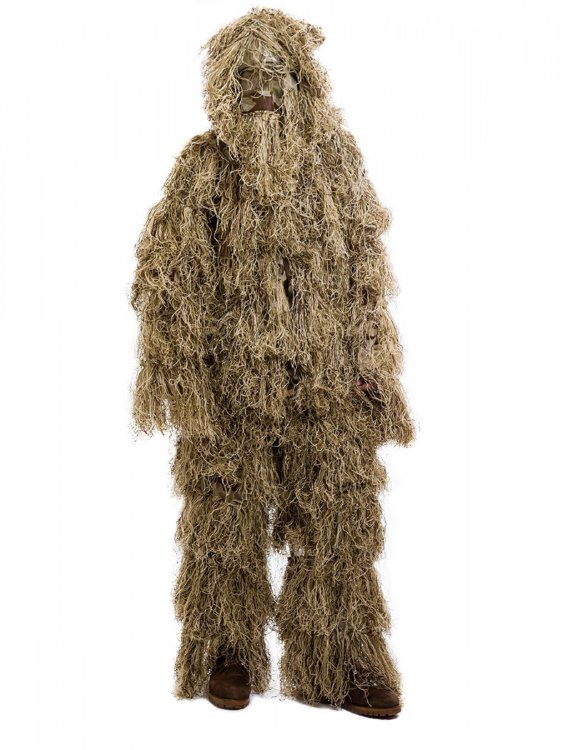 Маскировочный костюм-леший Ghillie Desert (песок-трава)