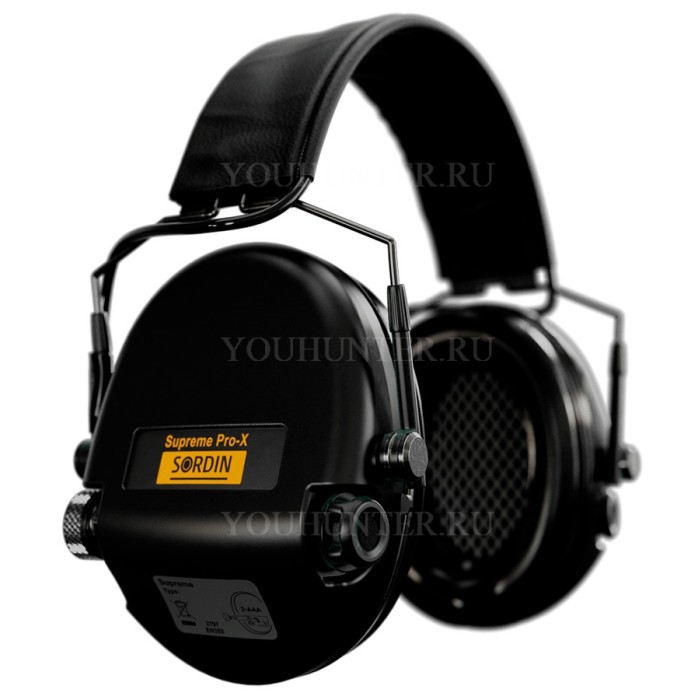 Наушники активные MSA Sordin Supreme Pro-X Slim Headband Black