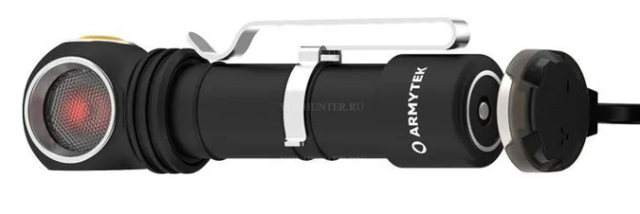 Armytek Wizard C2 WR Magnet USB / Белый и красный свет / 1100 лм и 230 лм / TIR 70°:120°/1x18650 (в комплекте)