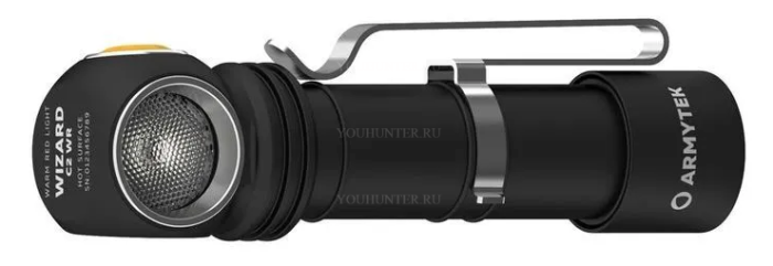 Armytek Wizard C2 WR Magnet USB / Белый и красный свет / 1100 лм и 230 лм / TIR 70°:120°/1x18650 (в комплекте)
