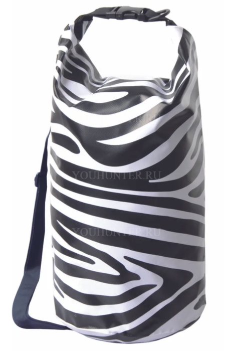 ACECAMP Гермомешок Зебра с плечевым ремнём 10 л. Zebra Dry Sack with shoulder s Зебра. 47 х 21 см. 10 л.