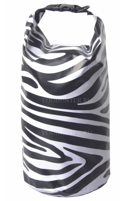 ACECAMP Гермомешок Зебра с плечевым ремнём 10 л. Zebra Dry Sack with shoulder s Зебра. 47 х 21 см. 10 л.