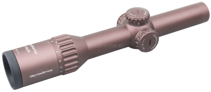 Прицел Vector Optics Continental Tactical 1-6x24 FDE, VET-BTR (MIL) (SCOC-34)