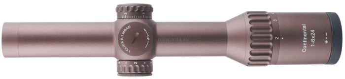 Прицел Vector Optics Continental Tactical 1-6x24 FDE, VET-BTR (MIL) (SCOC-34)