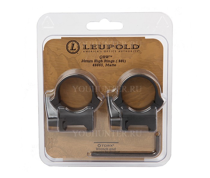 Быстросъёмные кольца Leupold QRW2 30мм на базу weaver средние (49863)