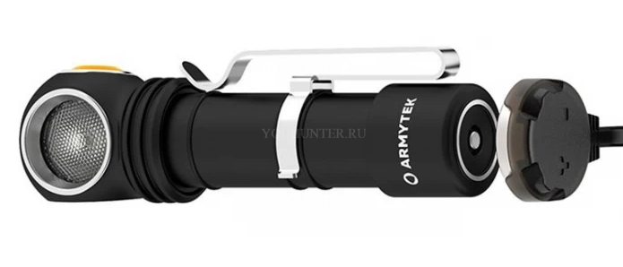 Armytek Wizard C2 WG Magnet USB / Белый и зеленый свет / 1100 лм и 400 лм / TIR 70°:120° / 1x18650 (в комплекте)