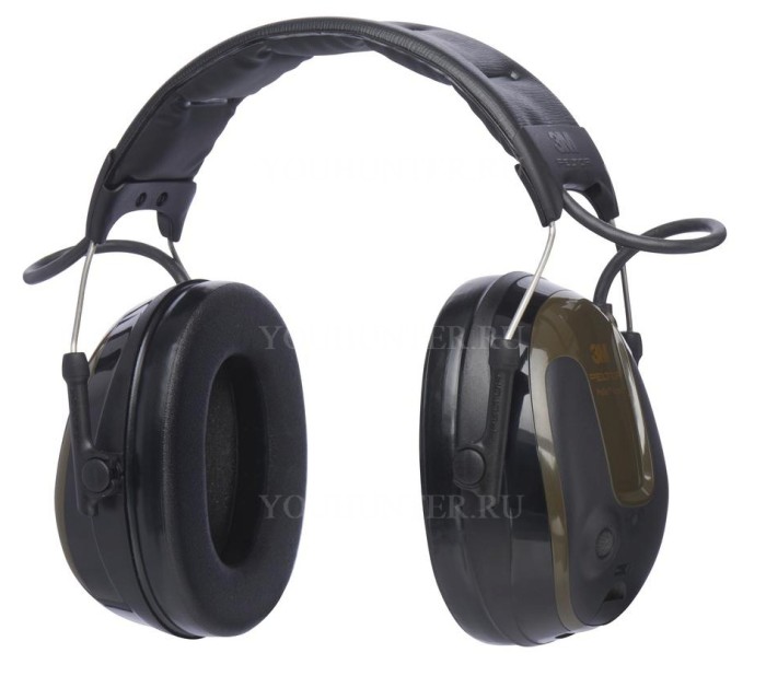 Наушники активные 3M PELTOR ProTac Hunter SNR 26db чёрные/зелёные