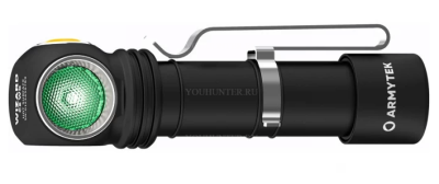 Armytek Wizard C2 WG Magnet USB / Теплый и зеленый свет / 1020 лм и 400 лм / TIR 70°:120° / 1x18650 (в комплекте)