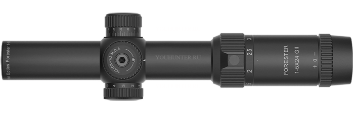 Прицел Vector Optics Forester 1-5x24 GenII, сетка VFD-2 (MOA) (SCOC-03II)