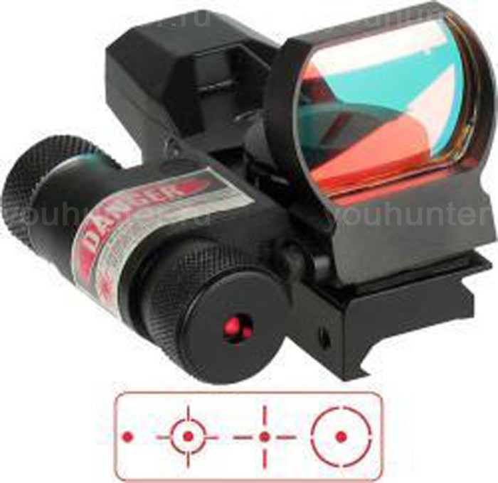 Коллиматорный прицел Sightmark с лазерным целеуказателем (SM13002)