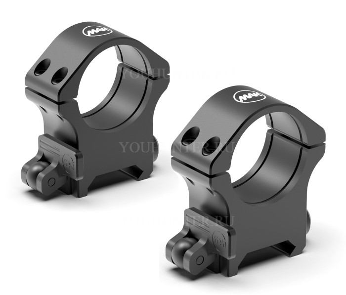 Быстросъемные кольца MAKuick 3 на Picatinny/Weaver 30мм BH14мм (5263-3014)